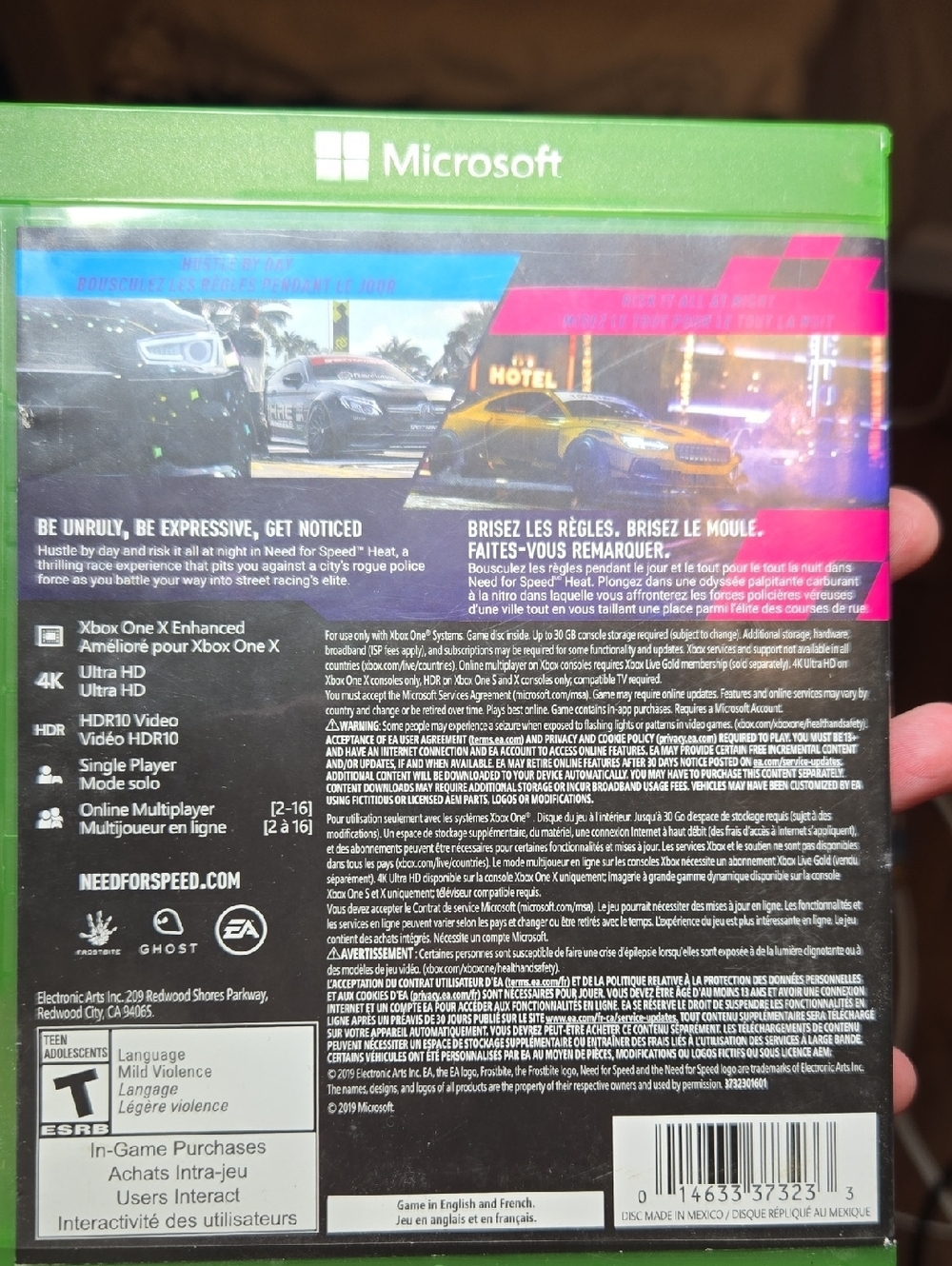Need For Speed For XBox One Used - Picture 4 of 6